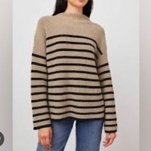 Rails Claudia Turtleneck Stripe Sweater USED